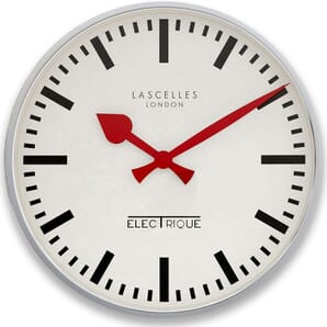 Designer Hands Silver Wall Clock 45cm