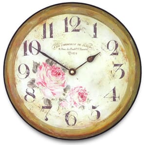 Florist Wall Clock 25.5cm