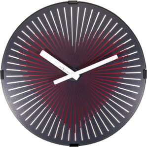 Motion Heart Red Wall Clock 30cm