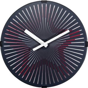 Motion Star Red Wall Clock 30cm