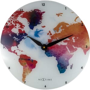 Colorful World Wall Clock 43cm