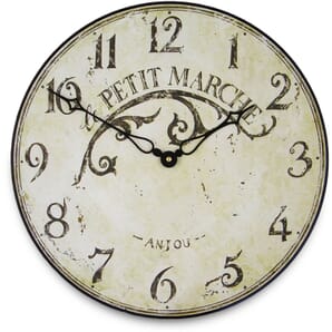 French Market Town Wall Clock 36cm