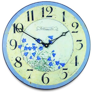 Bluebells Wall Clock 36cm