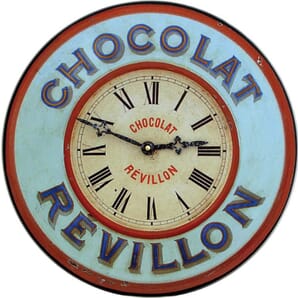 Chocolate Bistro Wall Clock 36cm