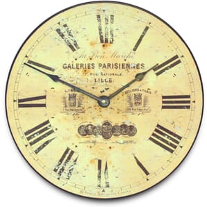 Galeries Parisiennes Lille Wall Clock 36cm