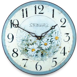 Wild Daisies Wall Clock 36cm