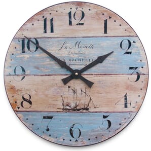 Driftwood Wall Clock 36cm