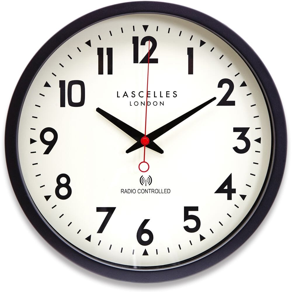 Large 3.27 inches Time Jumbo Large Radio Controlled Wall Clock UK Version 
