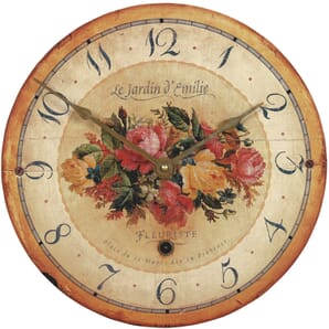 Emilie Rose Wall Clock 36cm