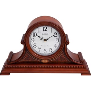 Rhythm Wooden Napoleon Clock - Westminster Chime 37cm