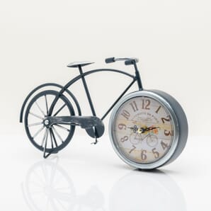 Vintage Bicycle Mantel Clock 17cm