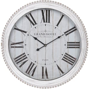Hometime Wooden Wall Clock Roman Dial 60cm