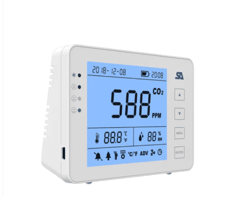ACCUR8 CO26000 CO2 Monitor with Data Logging incl. Temperature