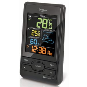 Oregon Scientific BAR208HGX Advanced Wireless Weather Station With  Humidity, Radio Controlled Clock And Weather Forecast