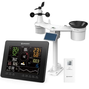 Bresser Wi-Fi 4CAST MD Wireless Weather Station with Light Intensity, UV Monitoring & Weather Alerts