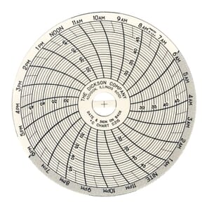C315 3" (76mm) Chart 24-Hour, 25 to 50 C