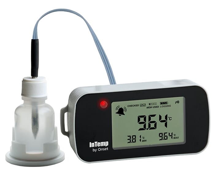 Onset InTemp CX402 Pharmaceutical Fridge Temperature Logger (with ...