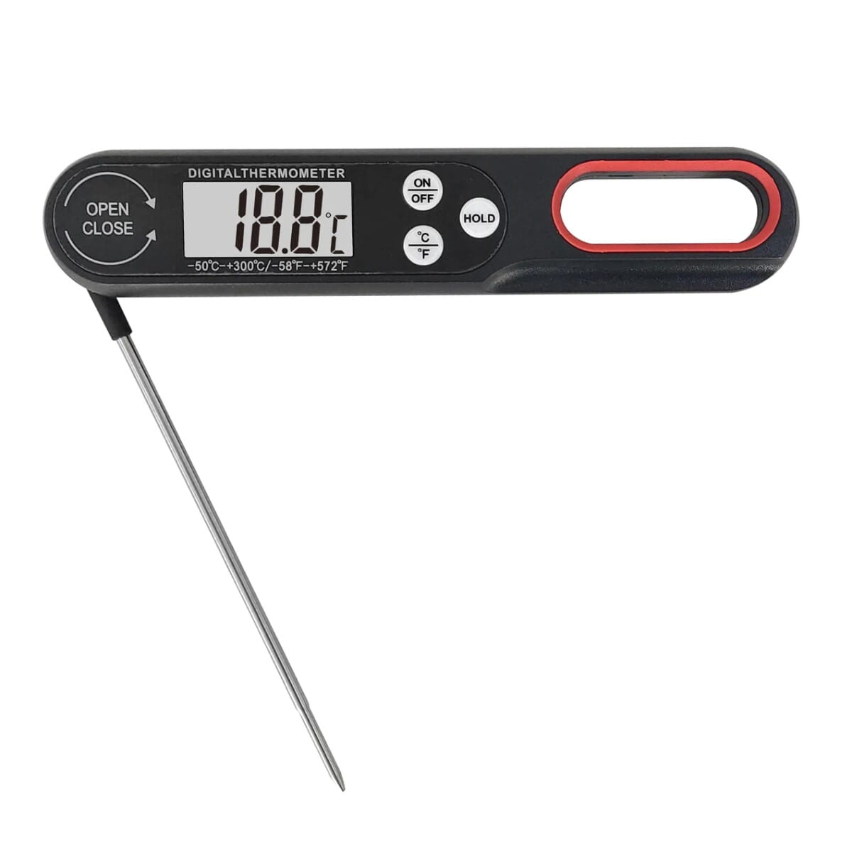 Digital Meat Thermometer for Precise BBQ and Kitchen Cooking