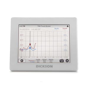 Dickson TSB USB Touchscreen Temp & Humidity Data Logger