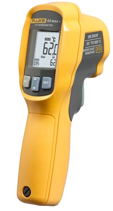 Infrared shop laser thermometer