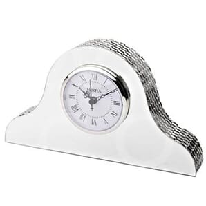 HESTIA® Glass Mirror Napoleon Mantel Clock