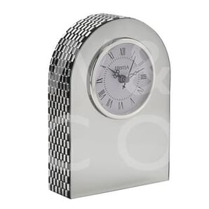 HESTIA® Glass Mirror Arched Mantel Clock