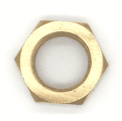 Imperial and Metric Threaded Lock Nuts Brass Tempcon Instrumentation