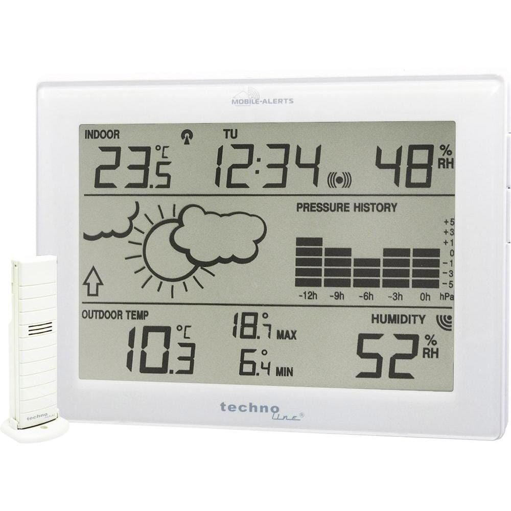 Mobile Alerts MA10410 Weather Forecast Station Expandable & 12hr