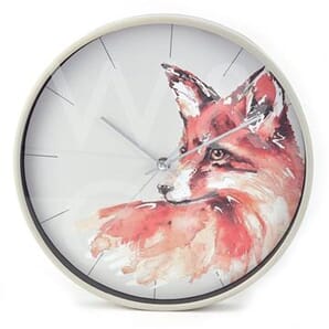 Meg Hawkins 30cm Wall Clock - Fox