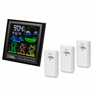 National Geographic Colour Weather Forecast Station 9070700 incl 3 sensors