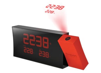 Oregon Scientific RMR221P PRYSMA Projection Clock Red Weather Shop UK