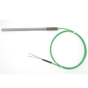 Mineral Insulated Thermocouple Sensor - Type K / Threaded M8 Pot Seal with PFA Lead