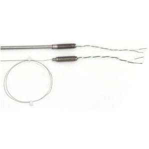 Mineral Insulated Thermocouple Sensor - Type J / Threaded M8 Pot Seal with PFA Tails