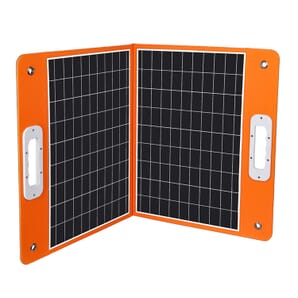 Portable Foldable Solar Panel 60W with USB & Power Adapter Output