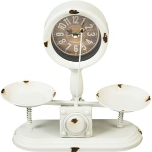 Mantel Clock Counter Weighing Scale 28cm