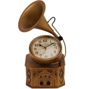 Mantel Clock Gramophone 20cm