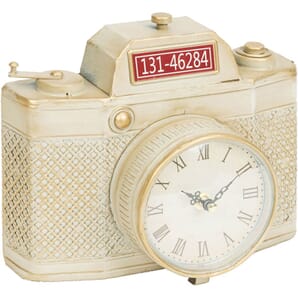 Mantel Clock Cream Camera 24cm