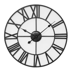 Wrought Metal Cut Out Wall Clock 60cm