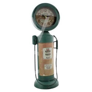 Hometime Mantel Clock - Retro Petrol Pump