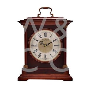 WM WIDDOP® Wooden Carriage Mantel Clock