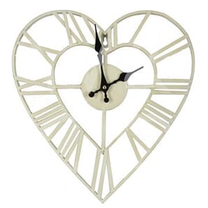 HESTIA® Metal Heart Wall Clock