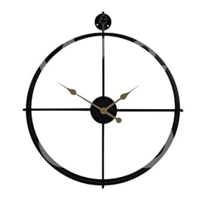 Hometime Round Wall Clock Cut Out Design 72cm