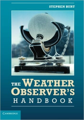 The Weather Observer's Handbook 1st Edition (hardback) Weather Shop UK
