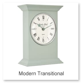 Modern Transitional Mantel Clocks