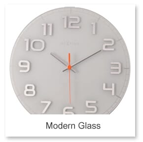 Modern Glass Wall Clocks