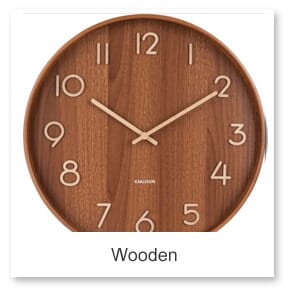 Modern Wooden Wall Clocks