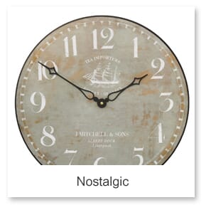 Retro Nostalgic Wall Clocks