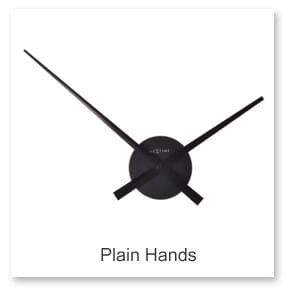 Plain Hands Wall Clocks