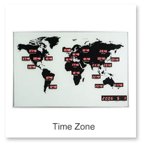 Time Zone Wall Clocks