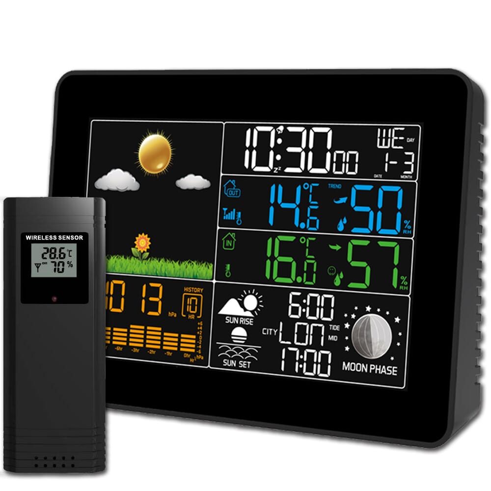 Digital Portable Handheld Weather Station on Electronic Sensors